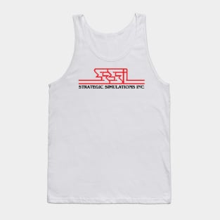 Retro Computer Strategic Simulations Inc SSI Logo Pixel Tank Top